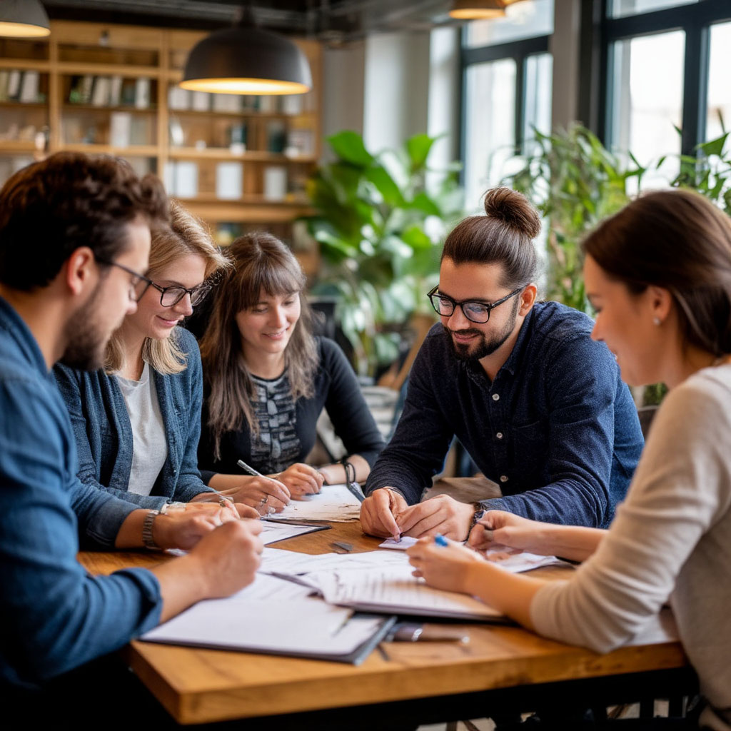 Unser Team bei der Arbeit
